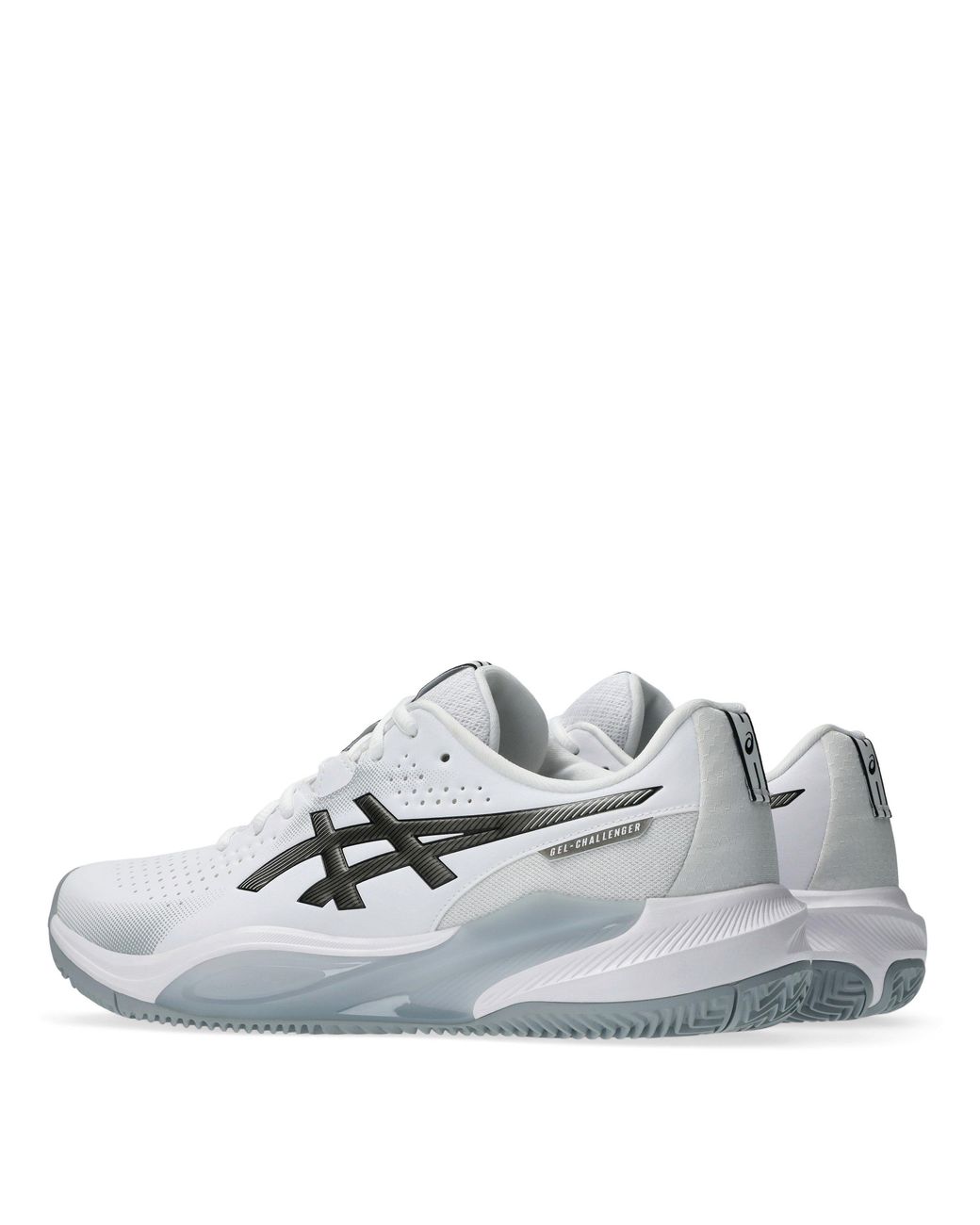 Asics White Gel-Challenger 15 Clay Tennis Shoes for men