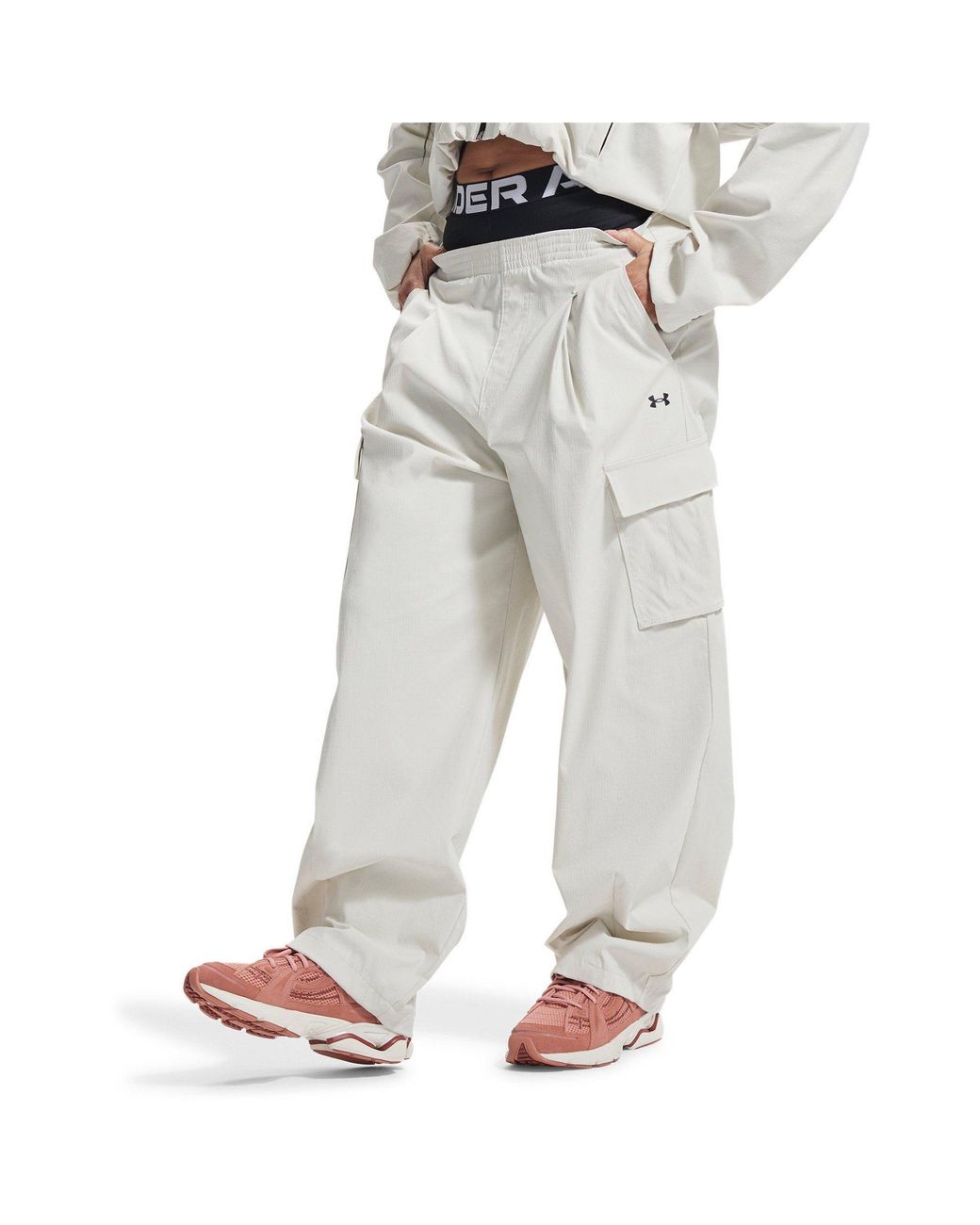 Under Armour Gray Unstoppable Cargo Tracksuit Bottoms