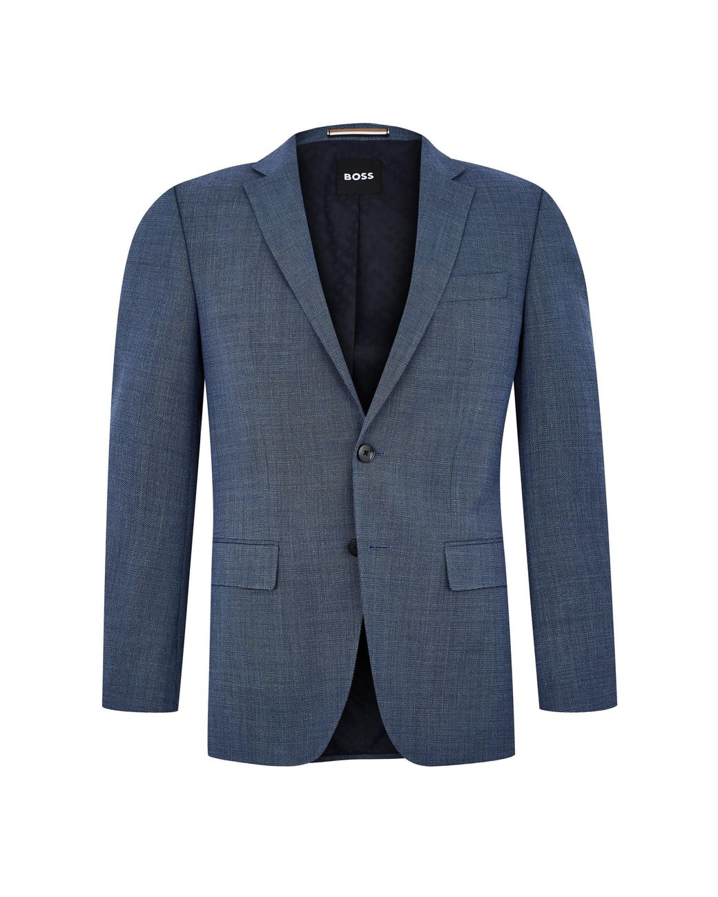 Boss Blue H-Huge-Mm-C Structured Fit Suit Jacket for men