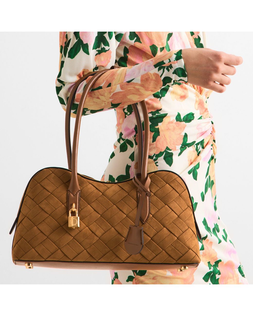 Stella McCartney Brown Top Handle Bag