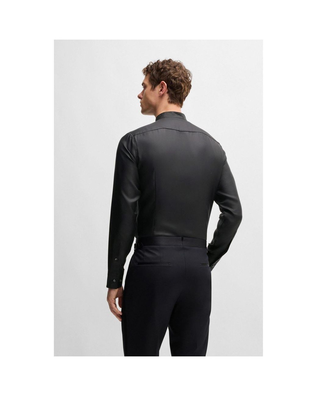 Boss Black L-Hays-Party-244 Silk Shirt for men
