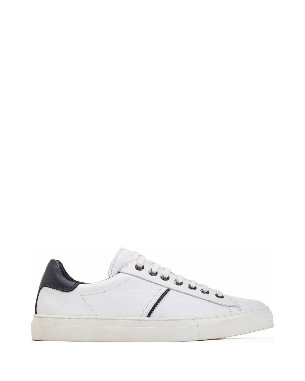 Base London White Beck Softy Shoes for men