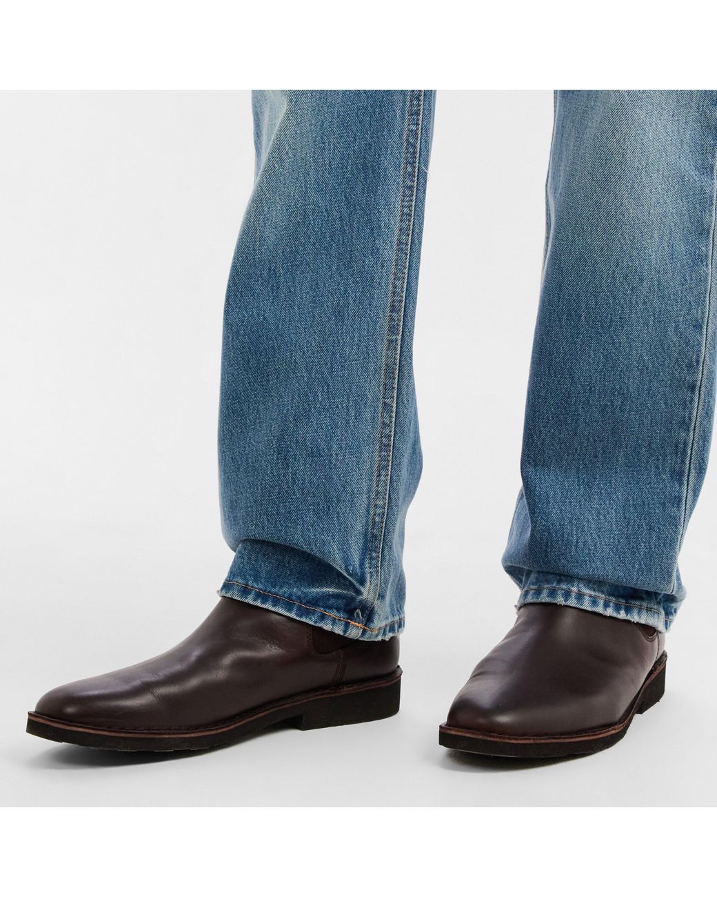 Polo Ralph Lauren Brown Talan Leather Chelsea Boot for men