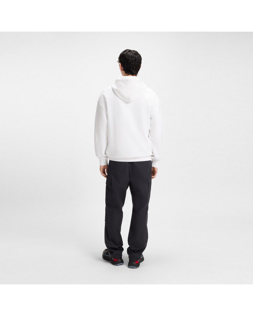 HUGO White Vcarb Short Sleeve Polo Shirt for men
