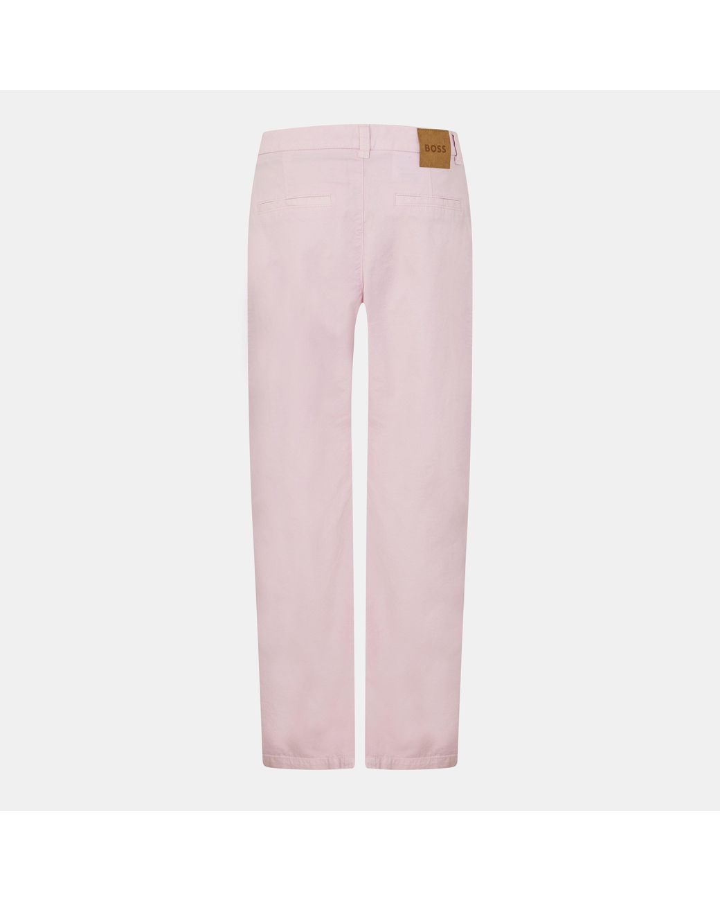 Boss Pink Tachini2 Chino Trousers, Chino Style