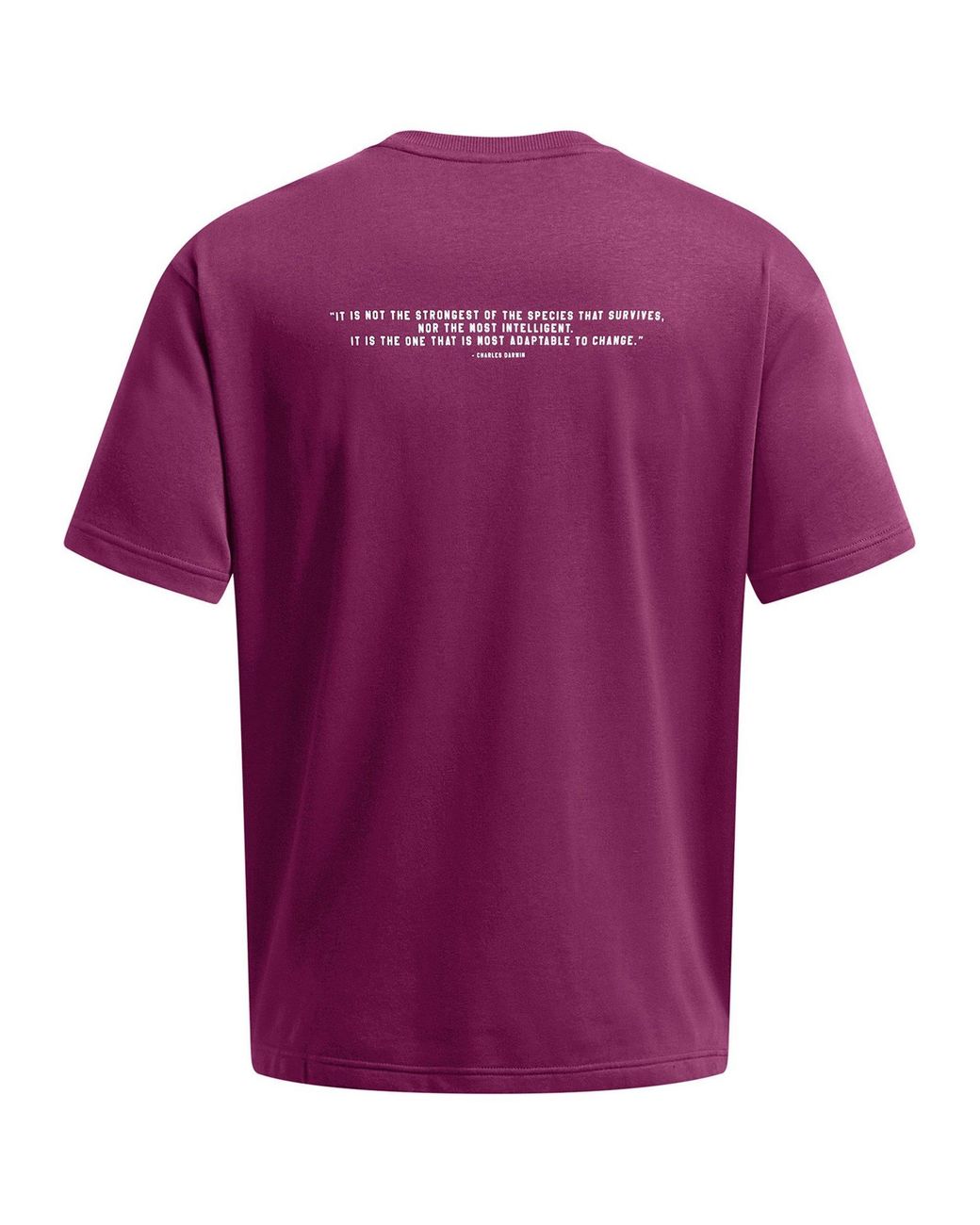 Under Armour Purple Short-Sleeve Terry Regular Fit T-Shirt for men