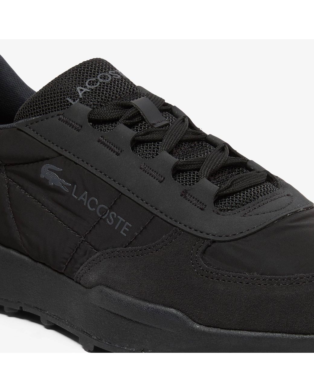Lacoste Black Elite Actevo Runners for men