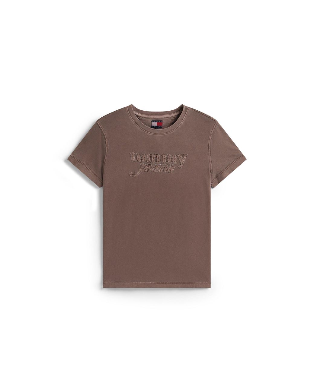 Tommy Hilfiger Brown Gmd Script T-Shirt