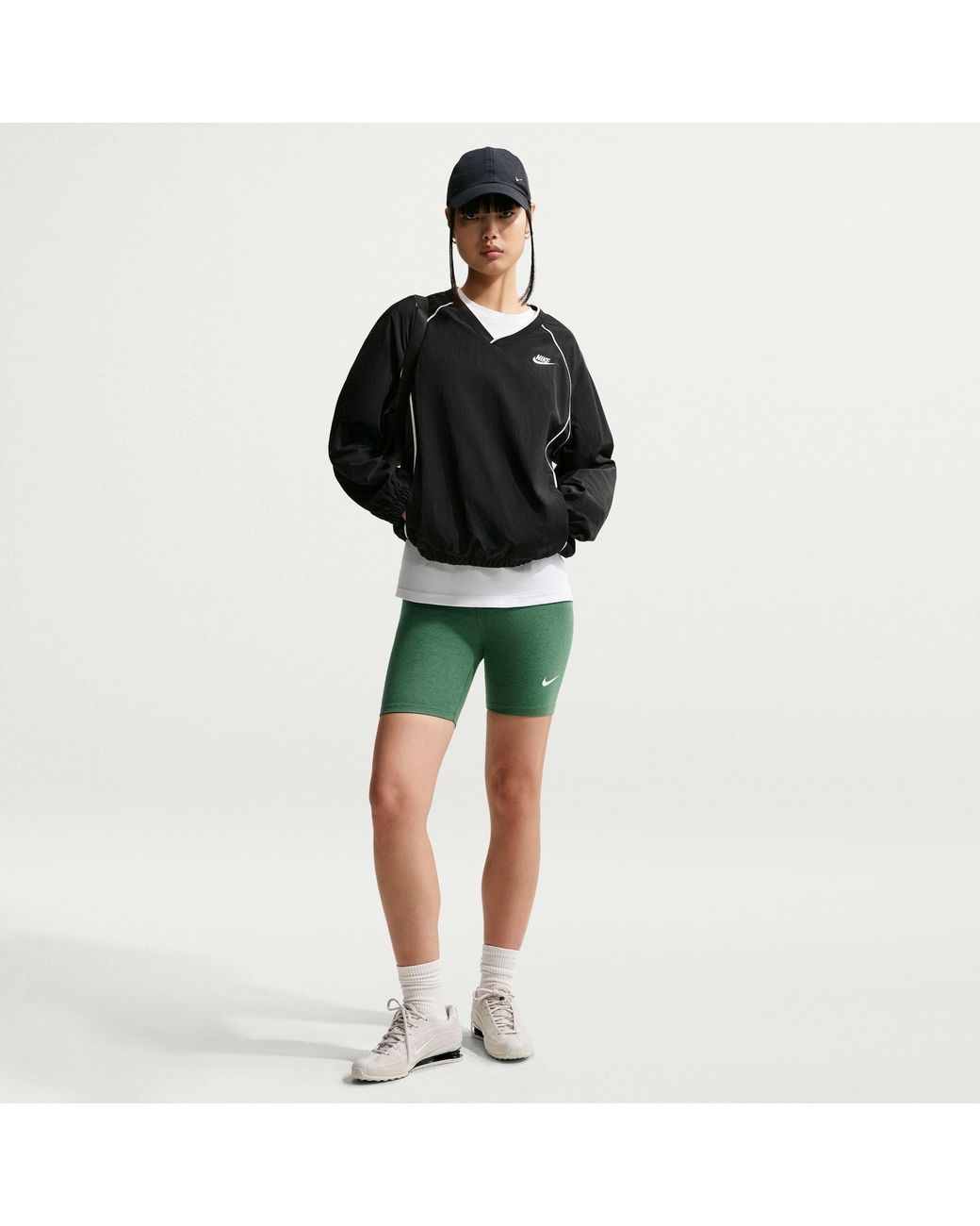 Nike Green Classic 8 Inch Biker Cycling Shorts