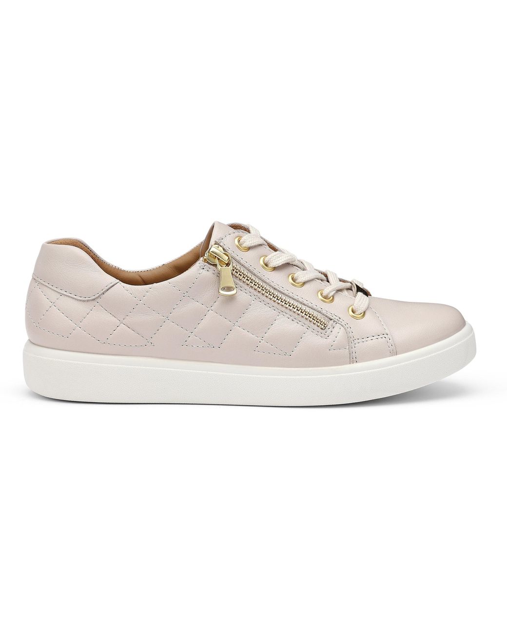 Hotter White Wonder Trainers Standard Fit