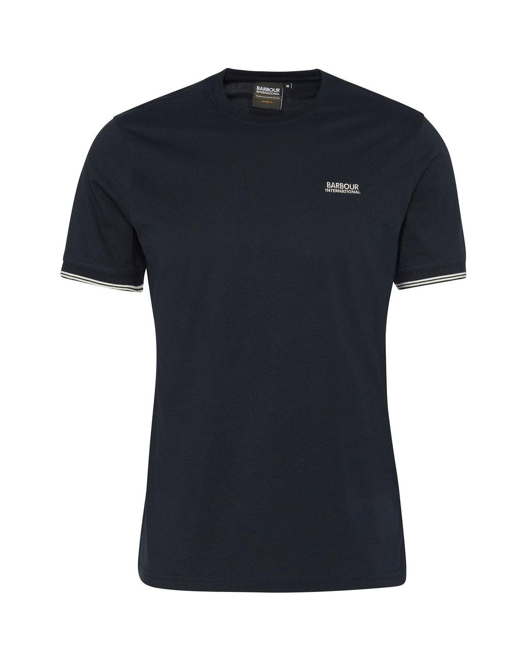 Barbour Black Philip Tipped T-Shirt for men
