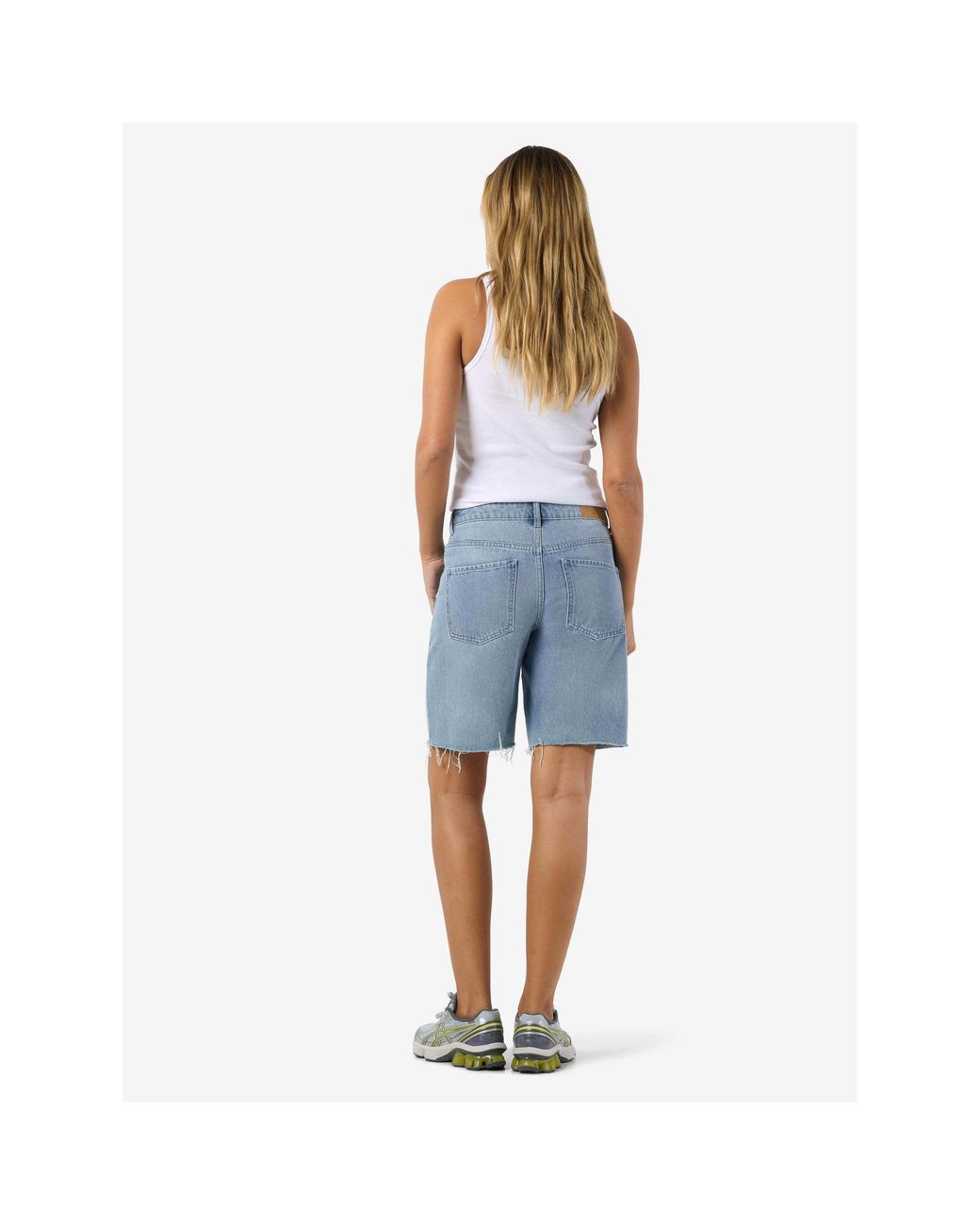 Noisy May Blue Loose Denim Shorts