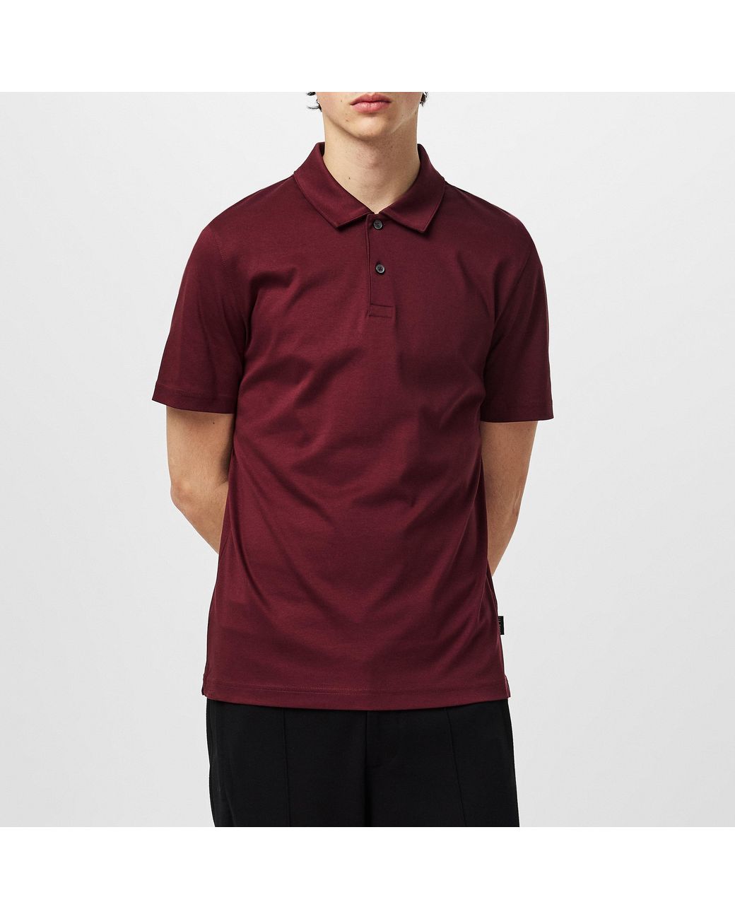Ted Baker Red Regular Fit Zeiter Polo Shirt for men