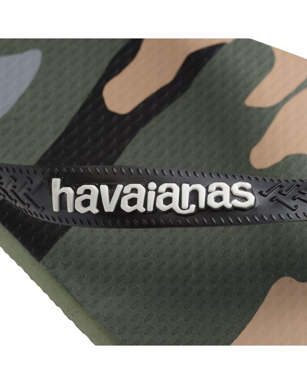 Havaianas Black Camu Flip Flops for men