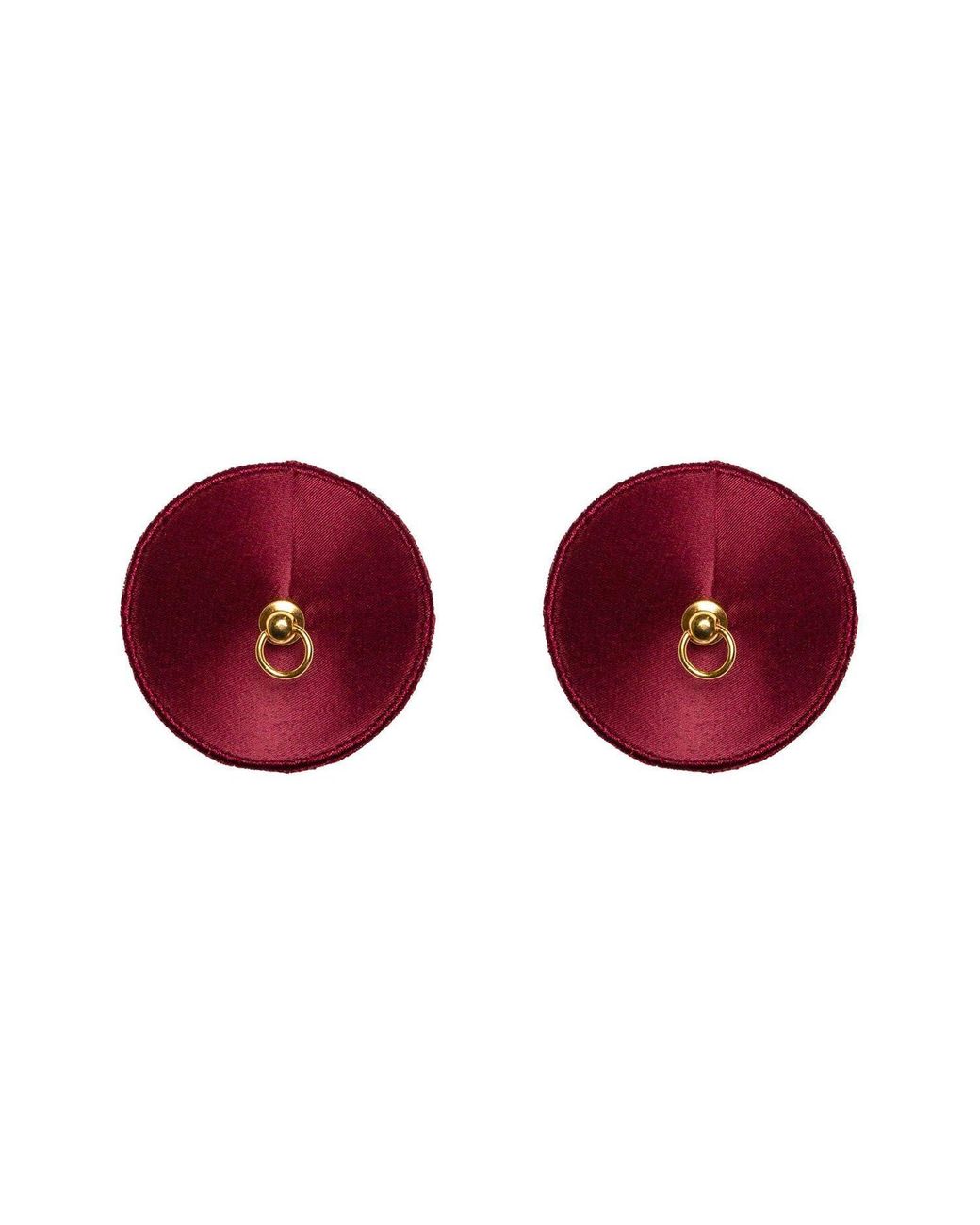 Playful Promises Red Etta Ring Nipple Pasties