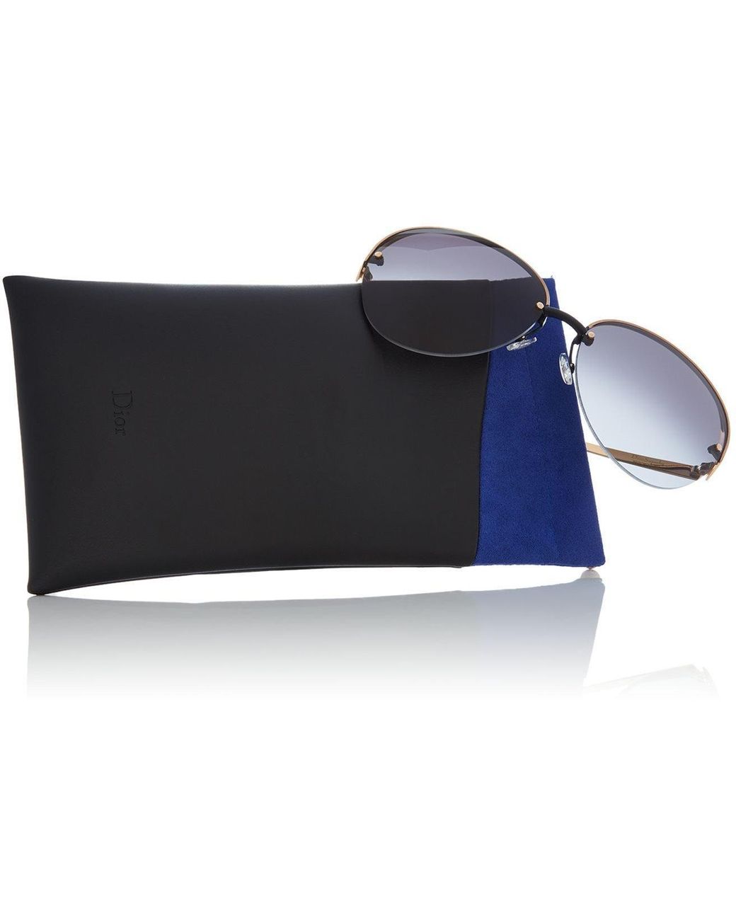 Swarovski Brown Diorsuperbe Cd000816 Oval Sunglasses