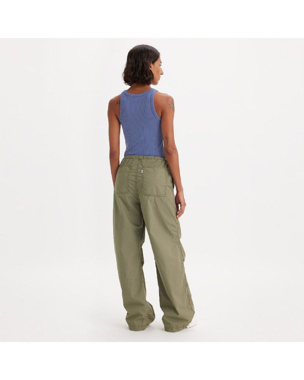 Levi's Green Parachute Pants