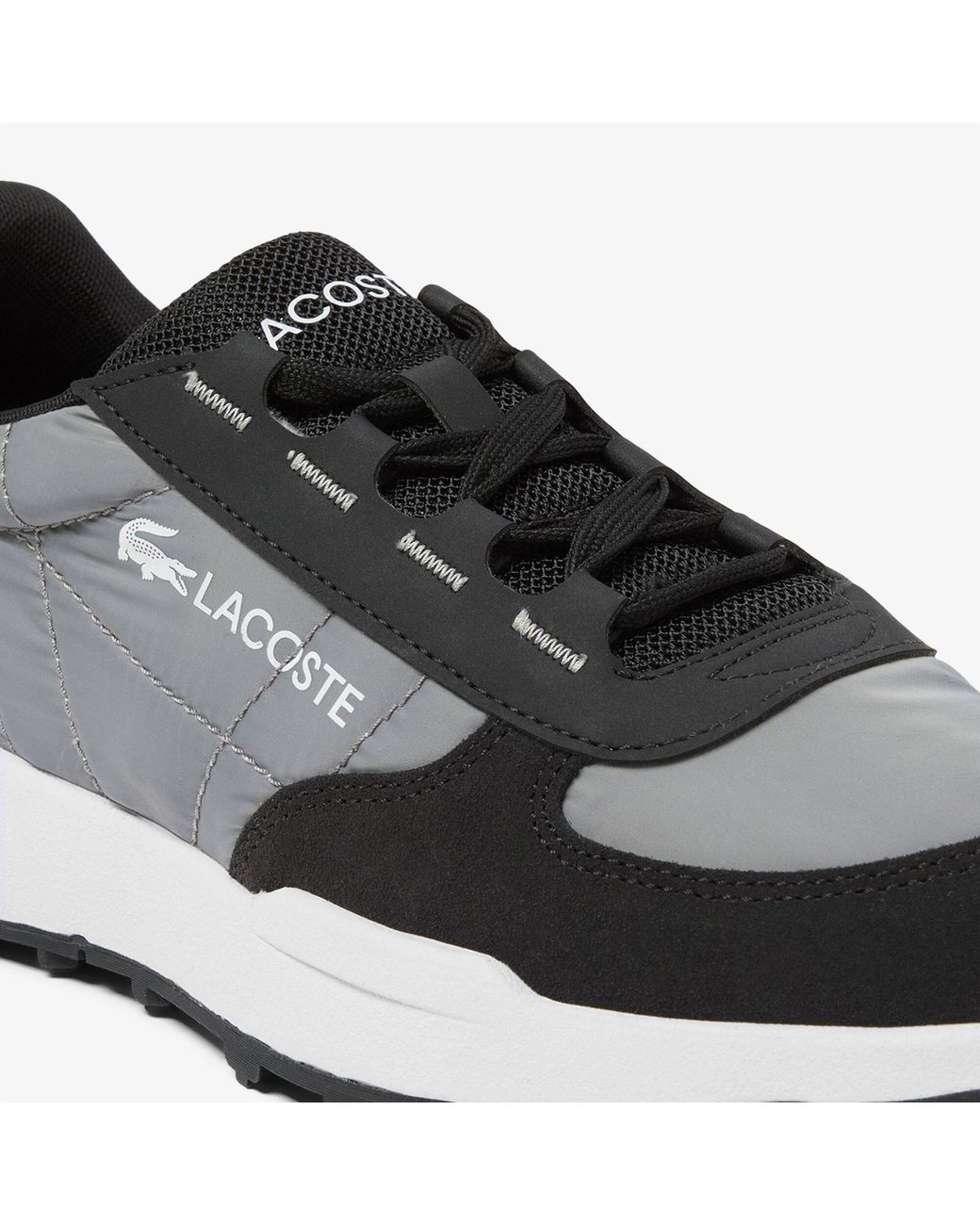 Lacoste Black Elite Actevo Runners for men