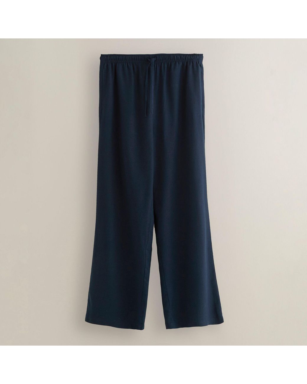 Regatta Blue Talamanca Linen Relaxed-Fit Trousers
