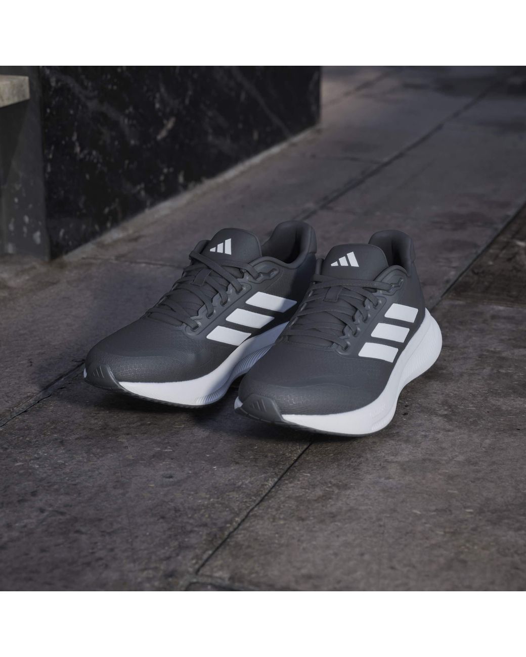 Adidas Black Runfalcon 5 Running Shoes