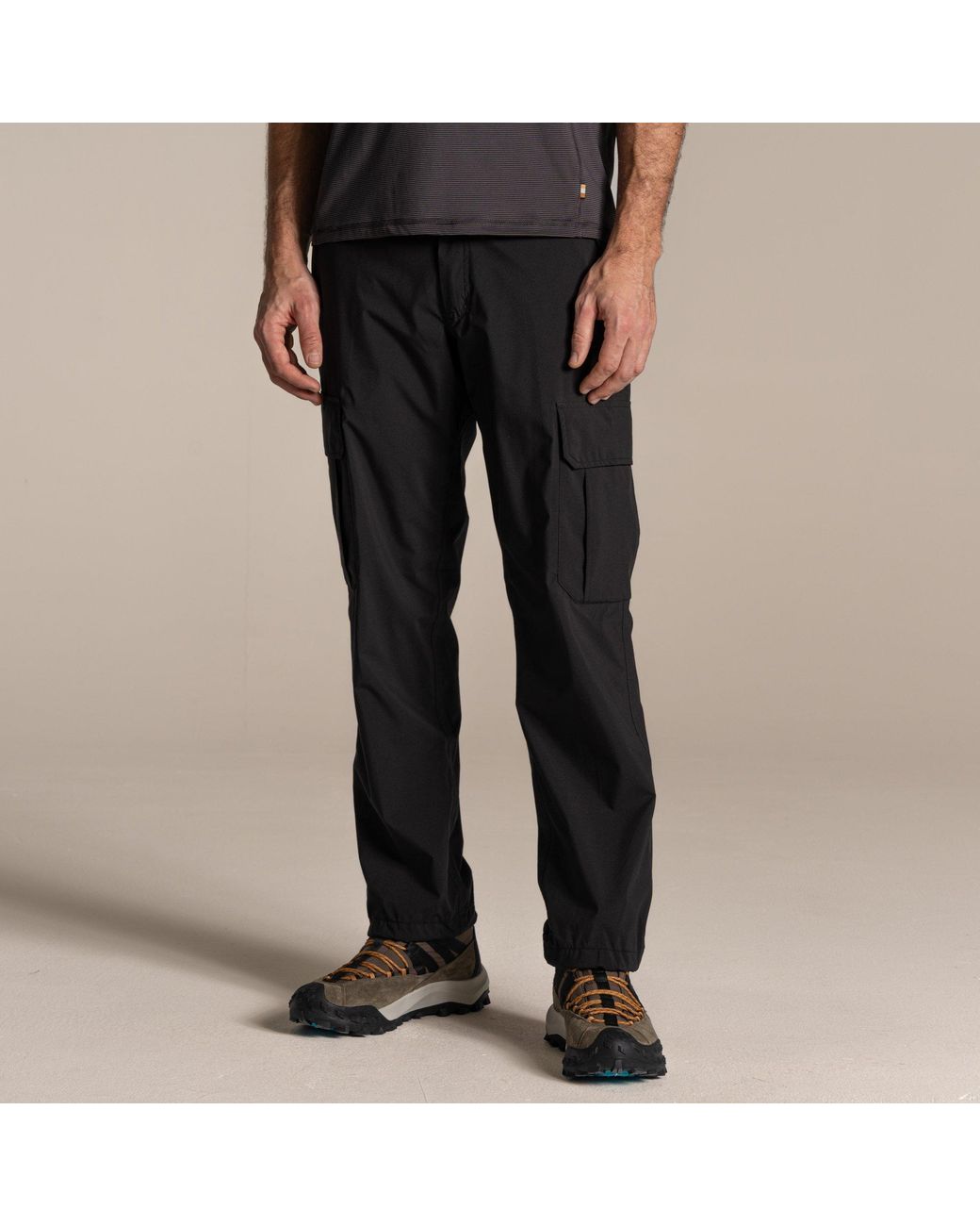Craghoppers Black Indus Waterproof Trousers for men