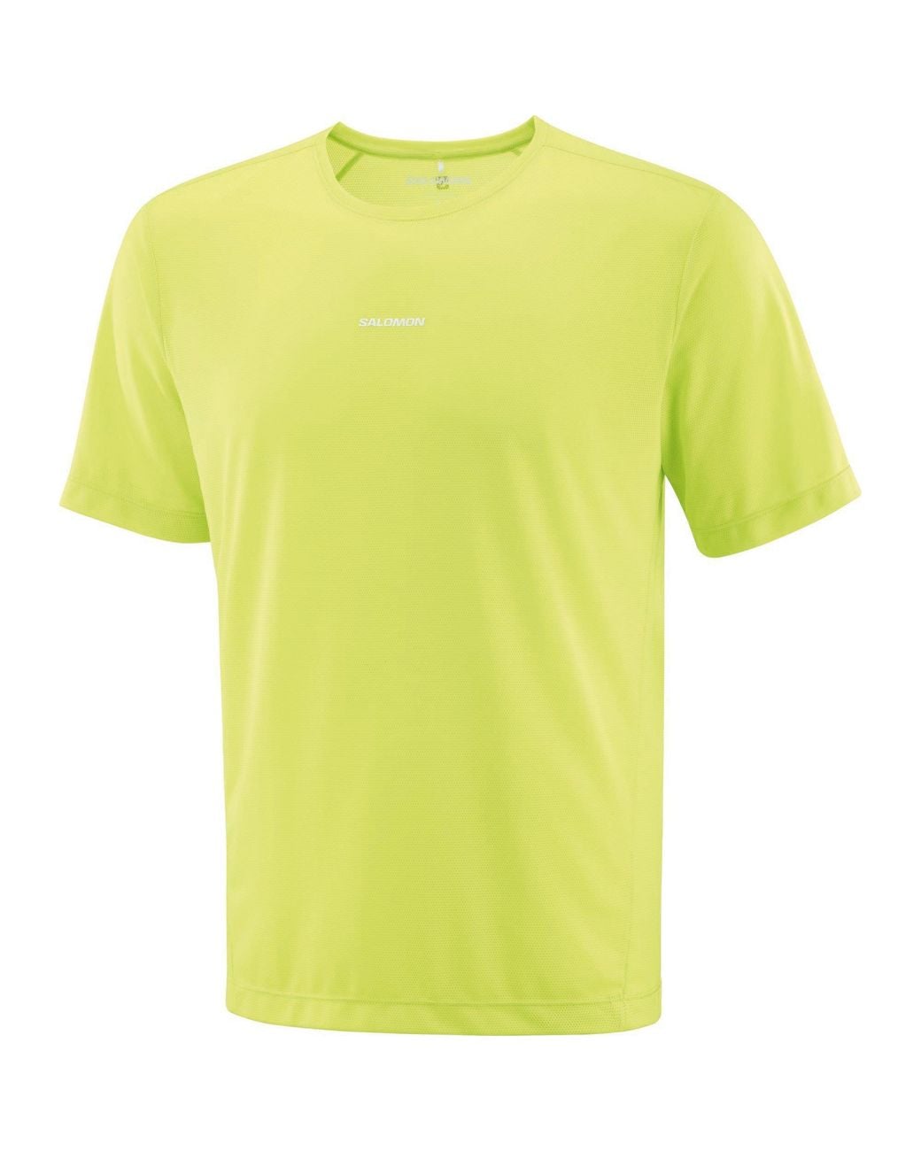 Salomon Yellow Shakeout Core Ss Running Tee for men