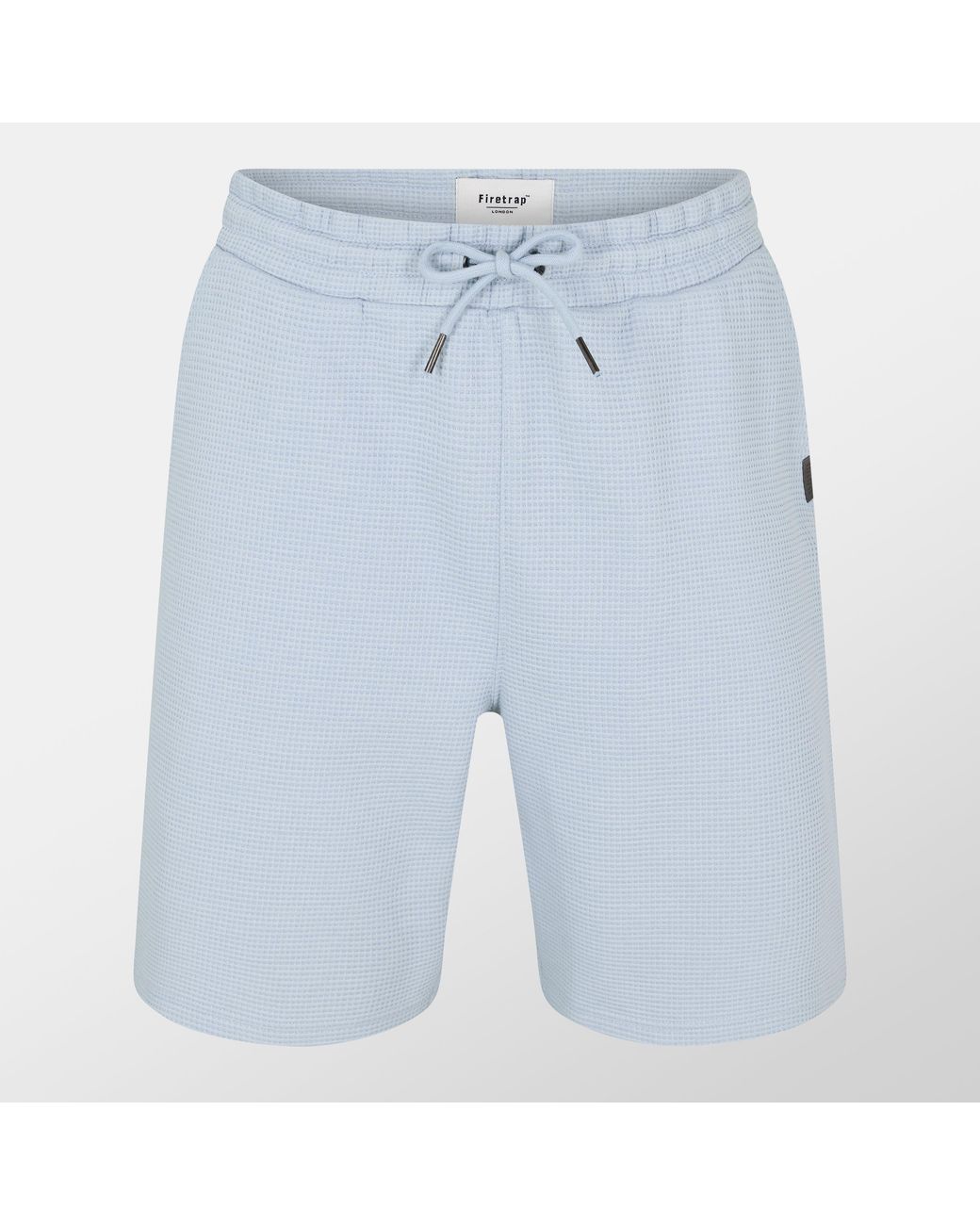 Firetrap Blue Waffle Fleece Jogger Shorts for men