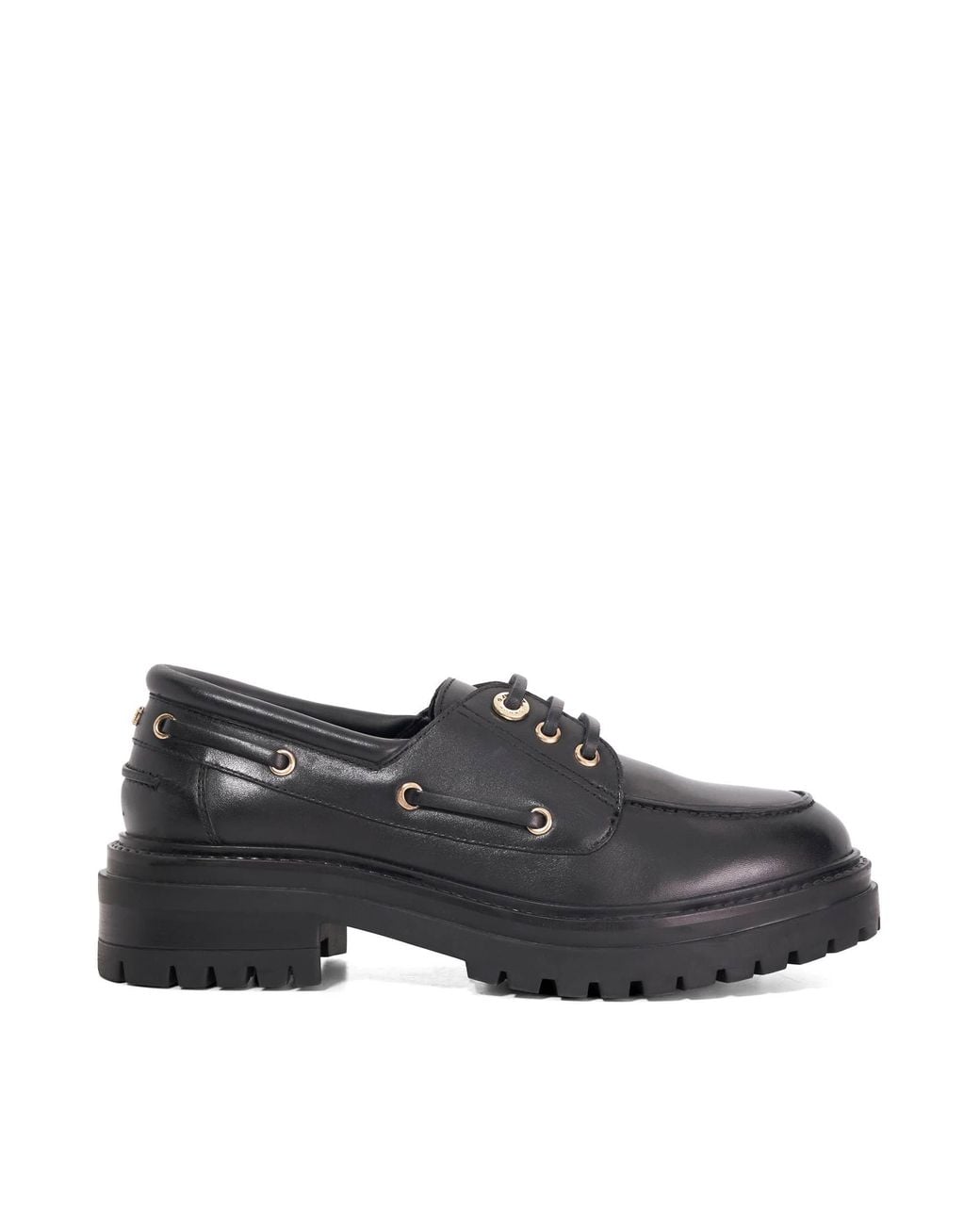 Dune Black Glazit Loafers