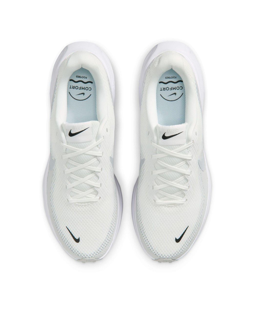 Nike White Revolution 8 Road Running Shoes for men