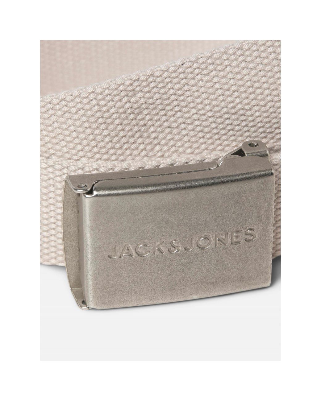 Jack & Jones White London Woven Belt for men
