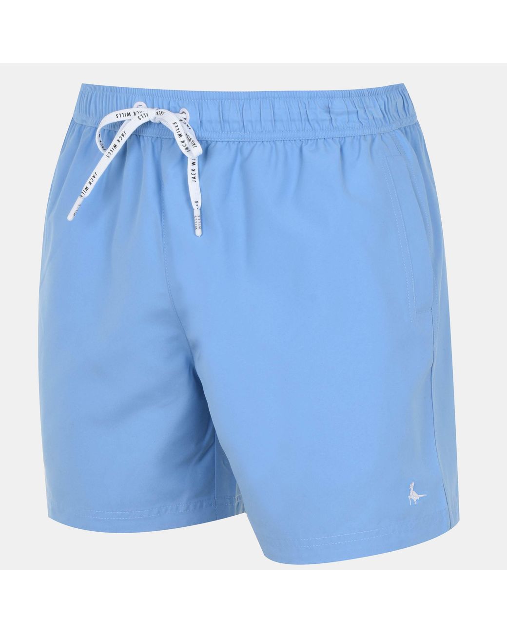 Jack Wills Blue Mid-Length Swim Shorts for men