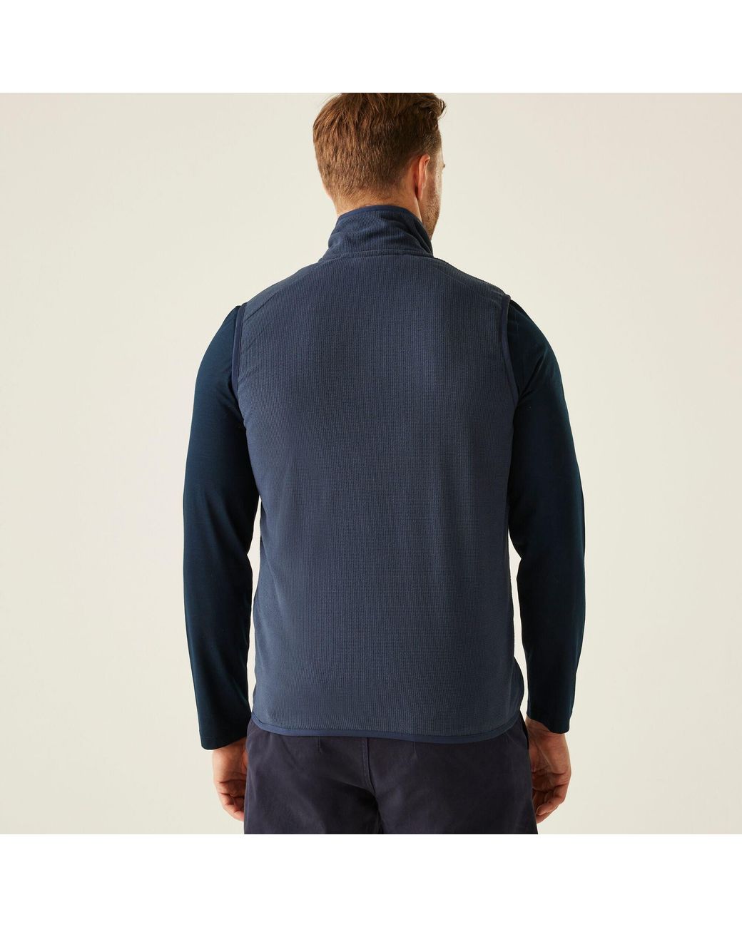 Regatta Blue Navigate Fleece Bodywarmer for men