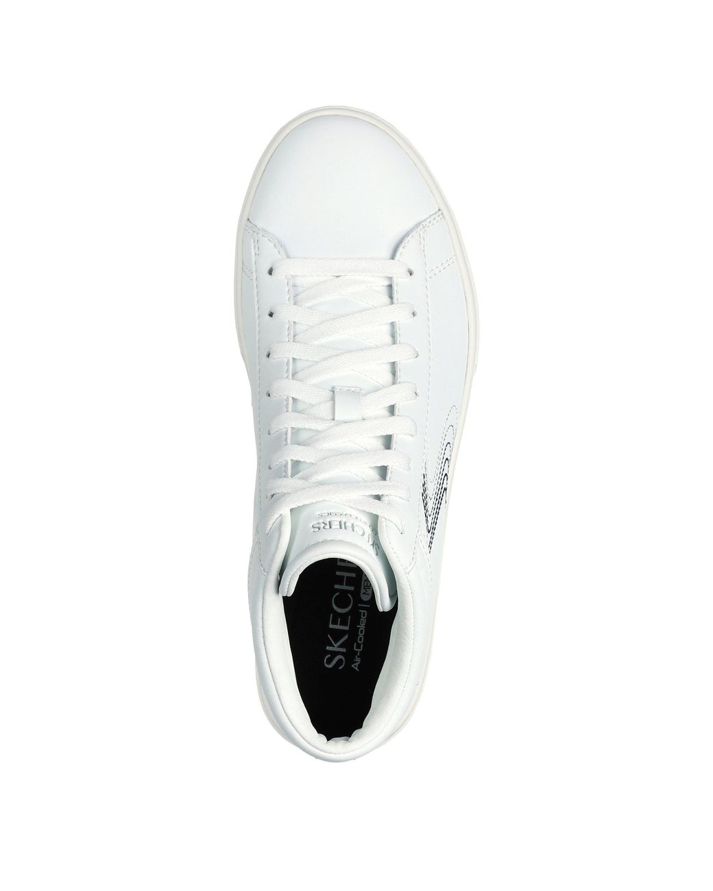 Skechers White Edenlx Classic Low-Top Trainers
