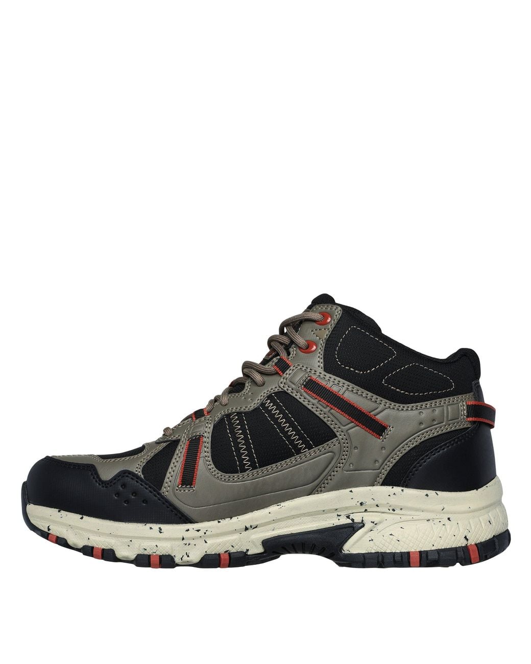 Skechers Black Hillcrest Rugged Boots for men