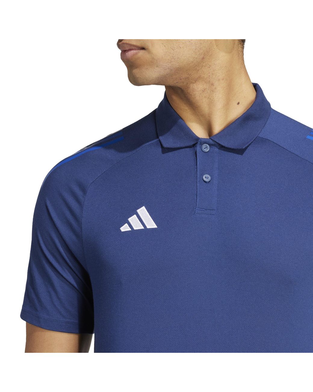 Adidas Blue Tiro24 C Performance Polo Shirt for men