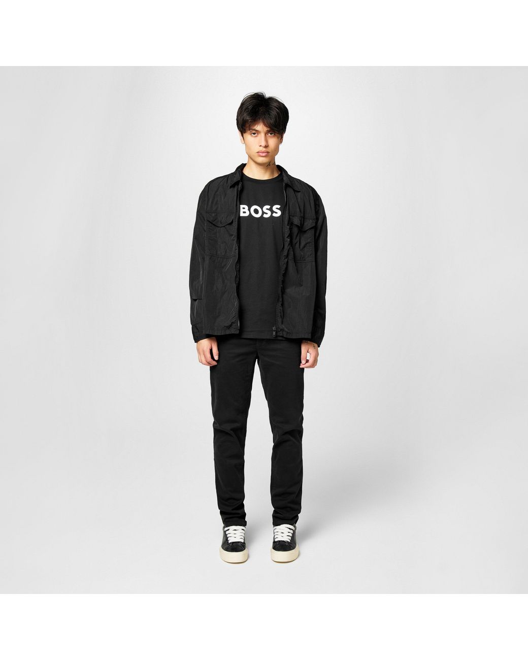 Boss Black Bodywear Short Sleeve T-Shirt With Logo Print Detail for men