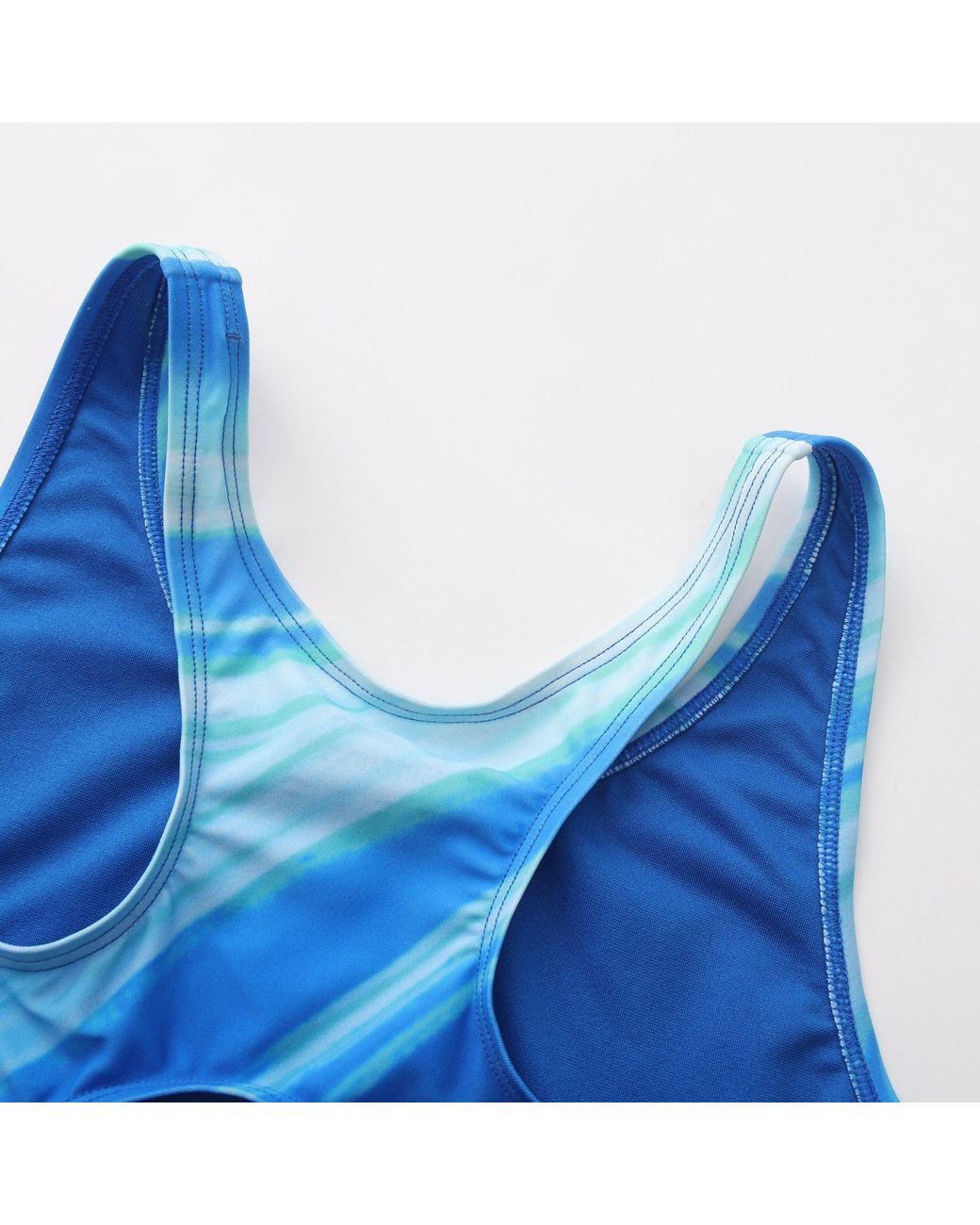 Slazenger 1881 Blue Racer Back Lycra Xtra Life Swimsuit Ladies