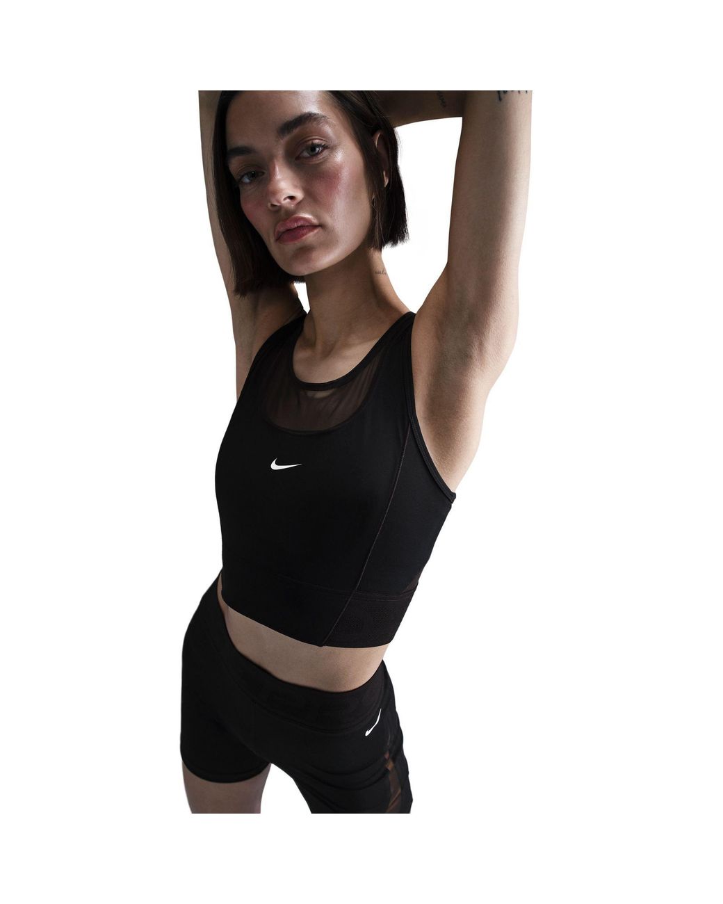 Nike Black W Np Df Crop Ta