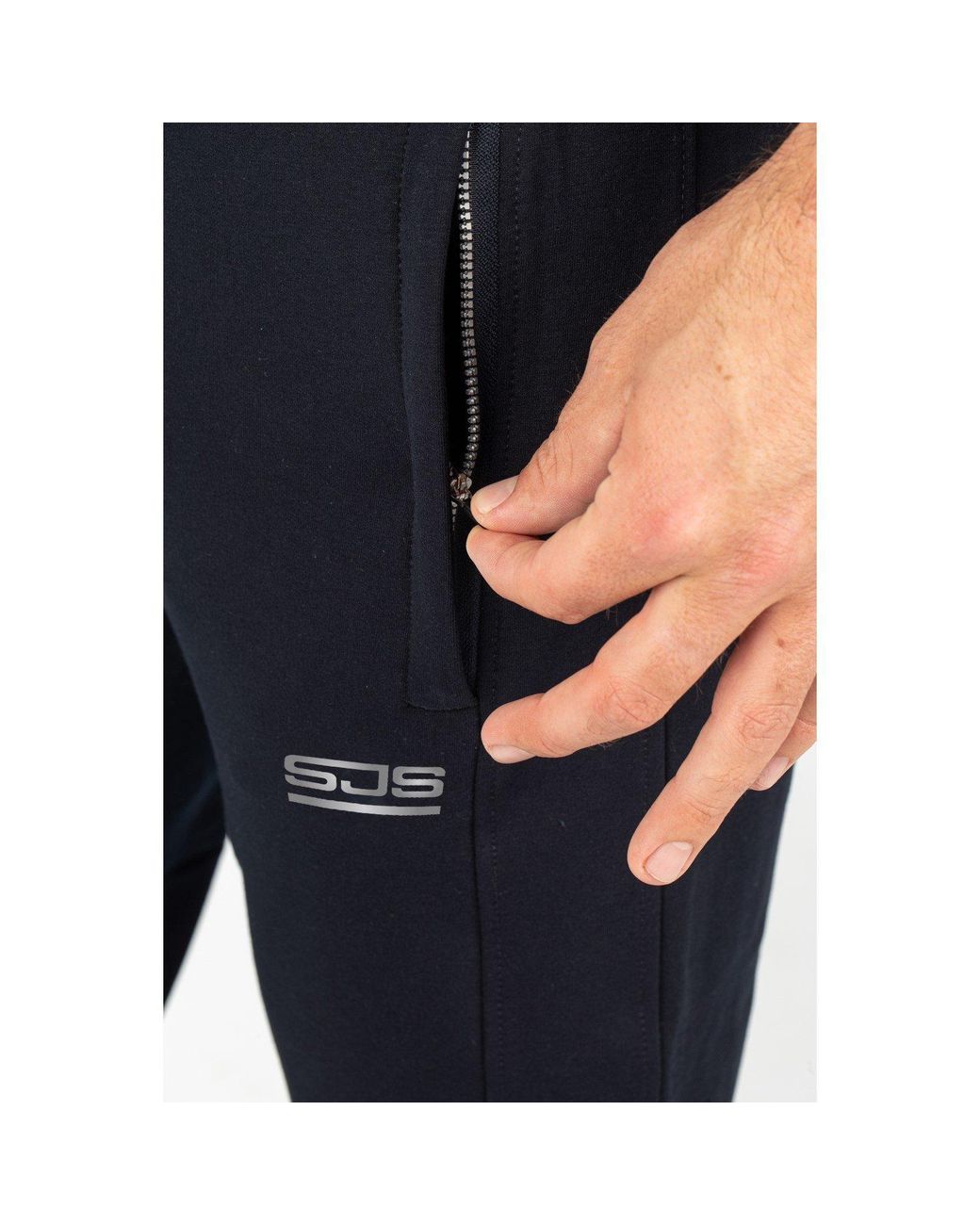 Sjeng Sports Blue Auckland Performance Tracksuit Bottoms for men