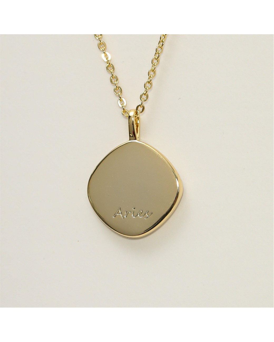 Jon Richard Red Plated Molten Horoscope Necklace