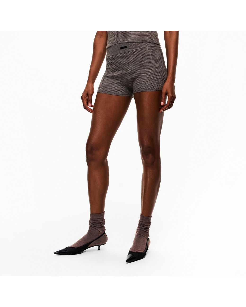 Fear Of God Natural Waffle Fleece Jogger Shorts