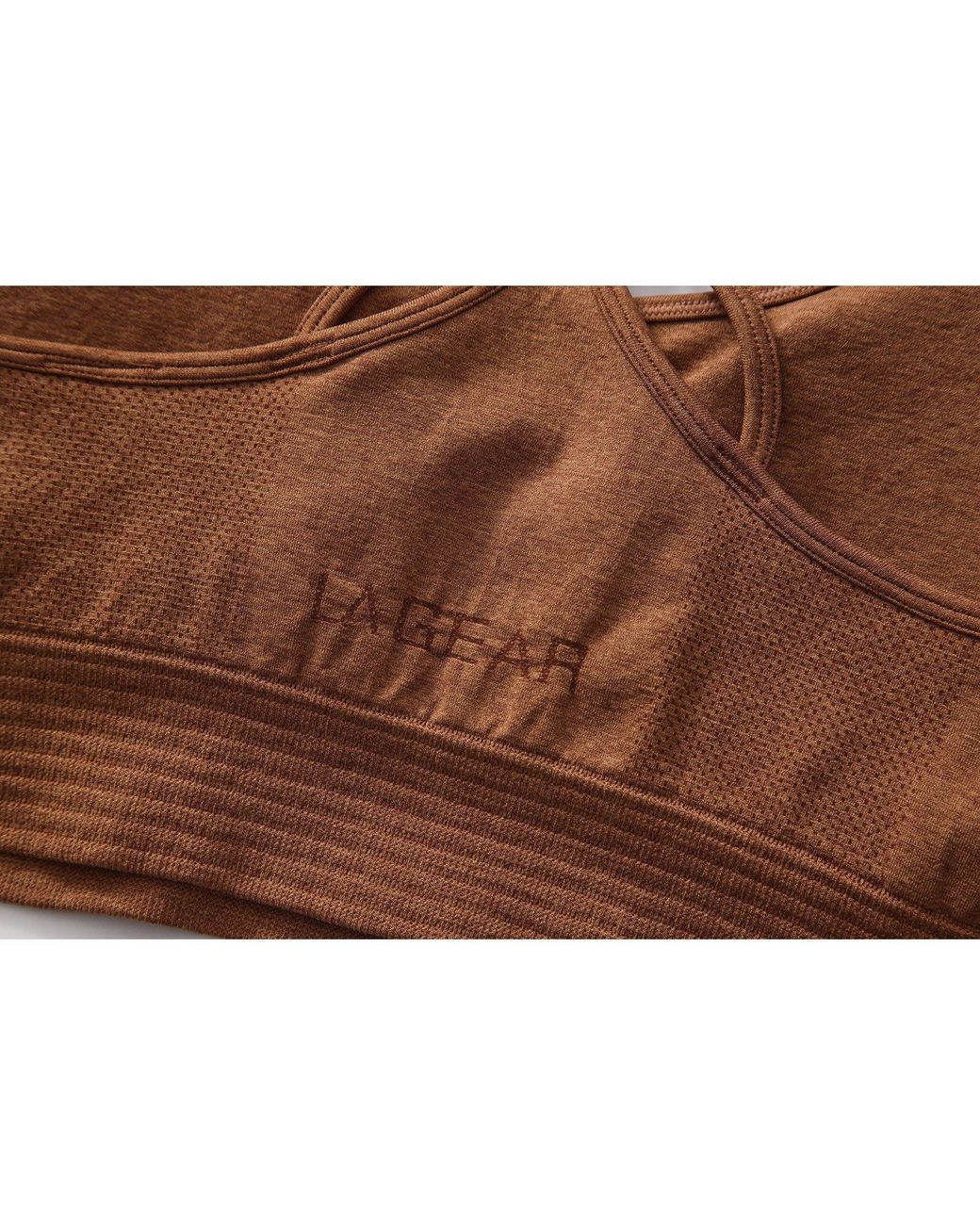 La Gear Brown Seamless Bra