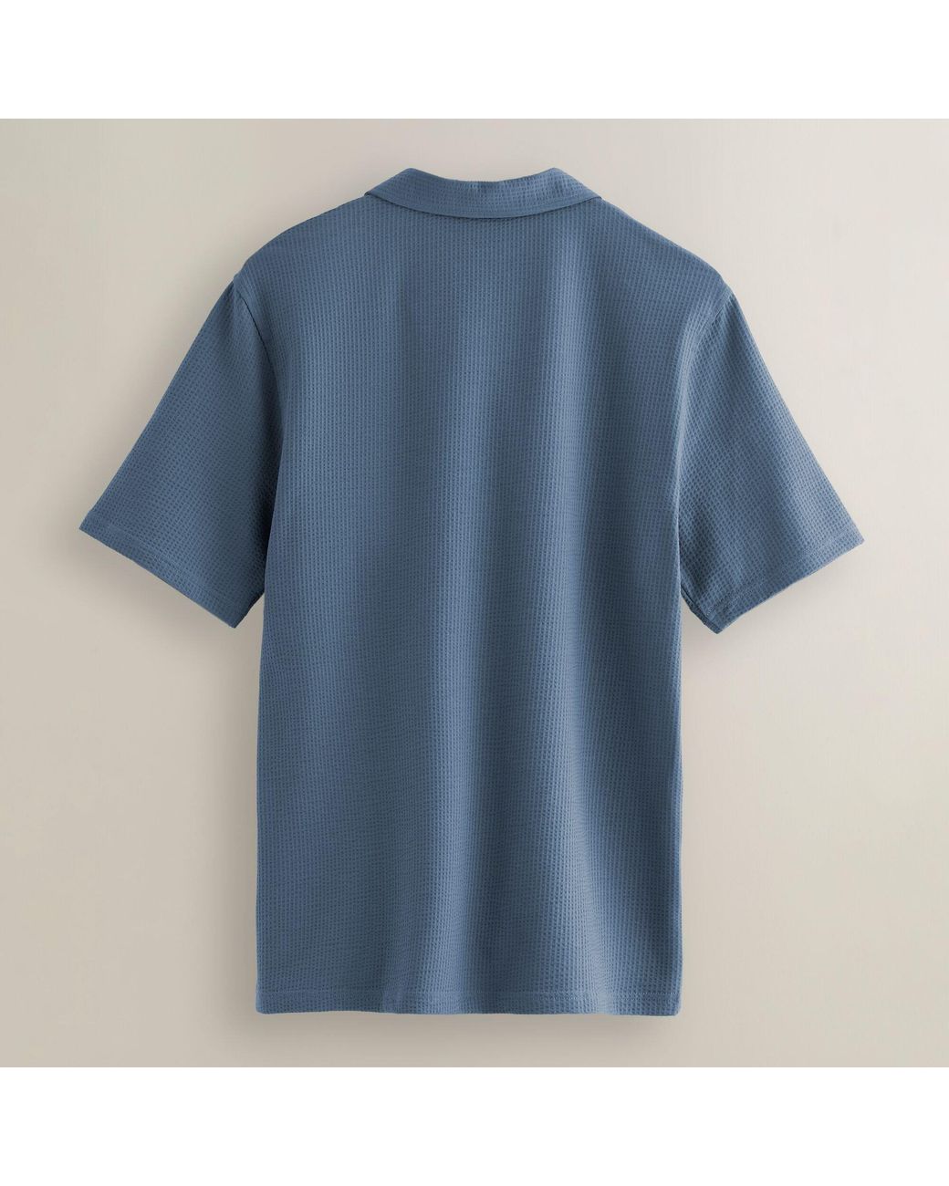 Regatta Blue Delray Cotton V-Neck Short-Sleeve Polo for men