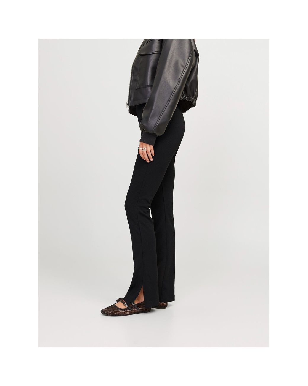 JJXX Black Nancy Flared Trousers