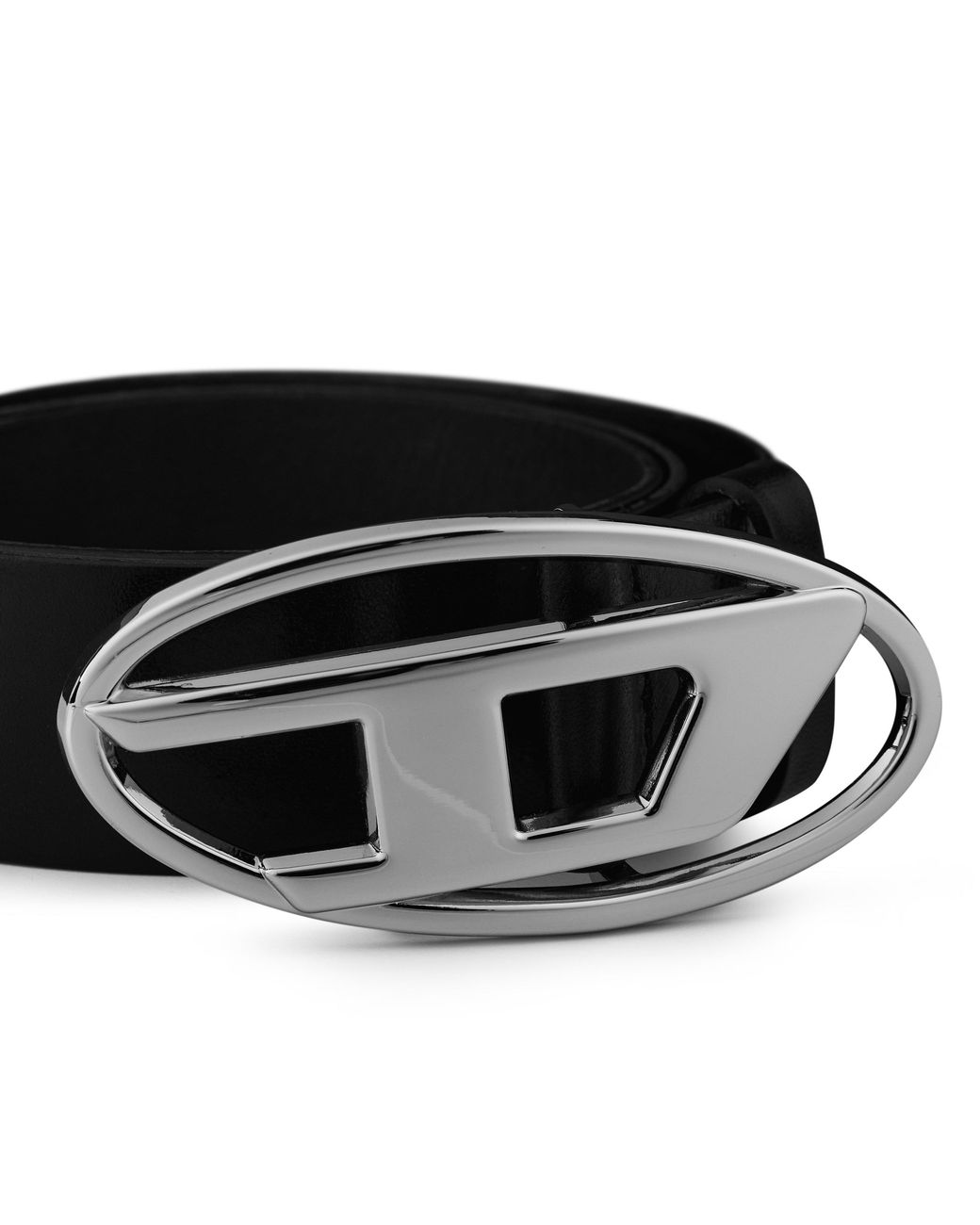 DIESEL Black Buckle Belt
