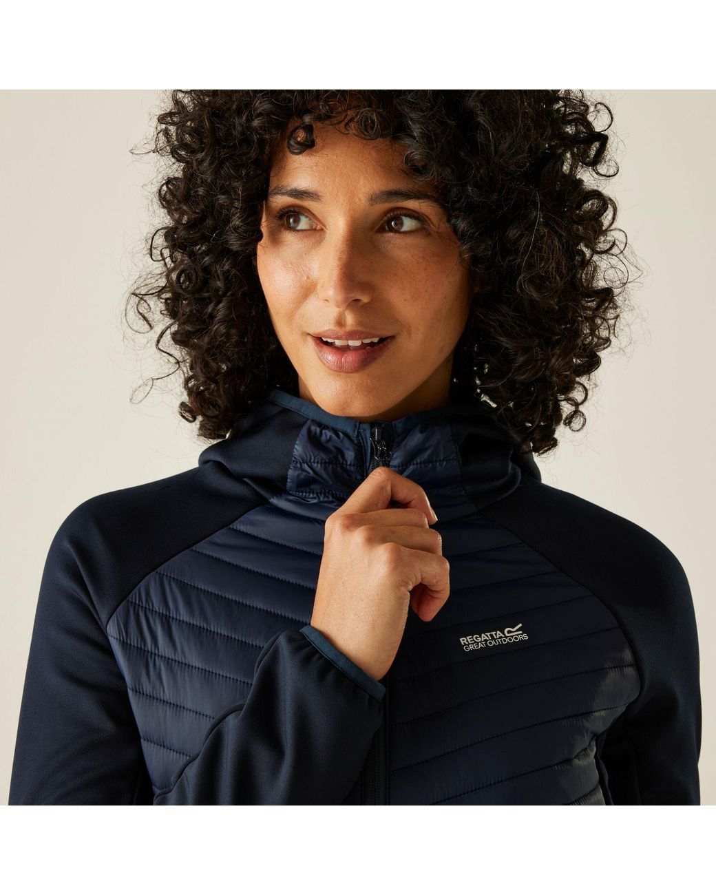 Regatta Blue Andreson Hybrid Water-Repellent Jacket