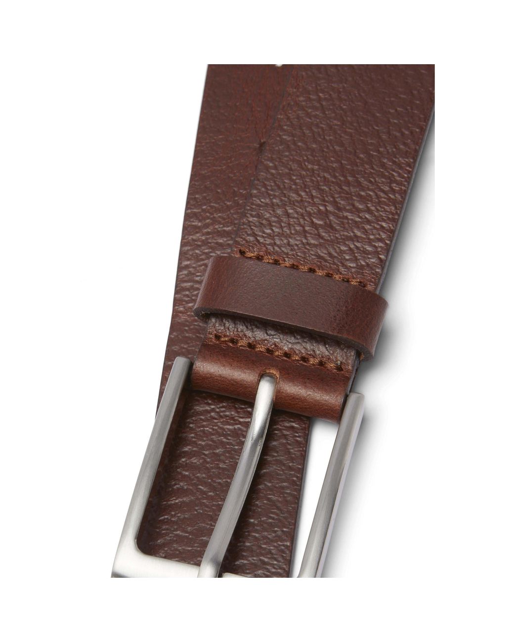 Jack & Jones Brown Leather Belt for men