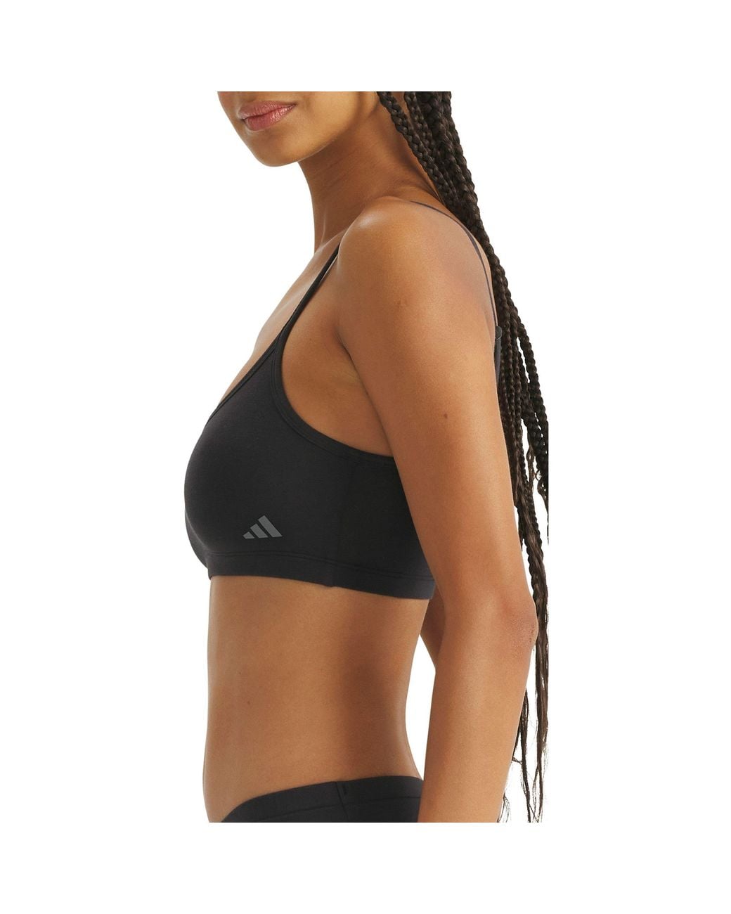 Adidas Black Sport Active Modal Comfort Scoop Bralette