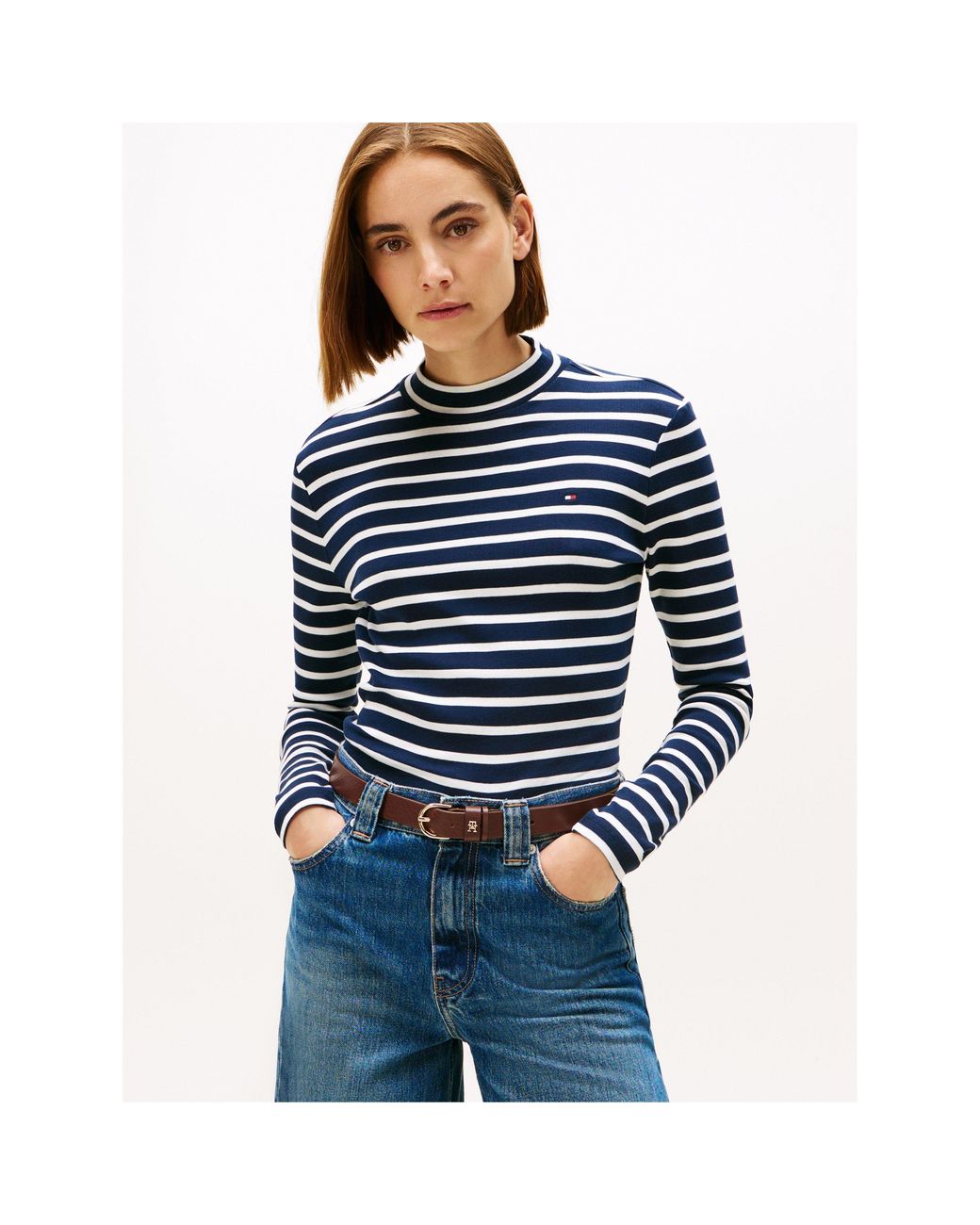 Tommy Hilfiger Blue Slim Cody Long-Sleeve T-Shirt