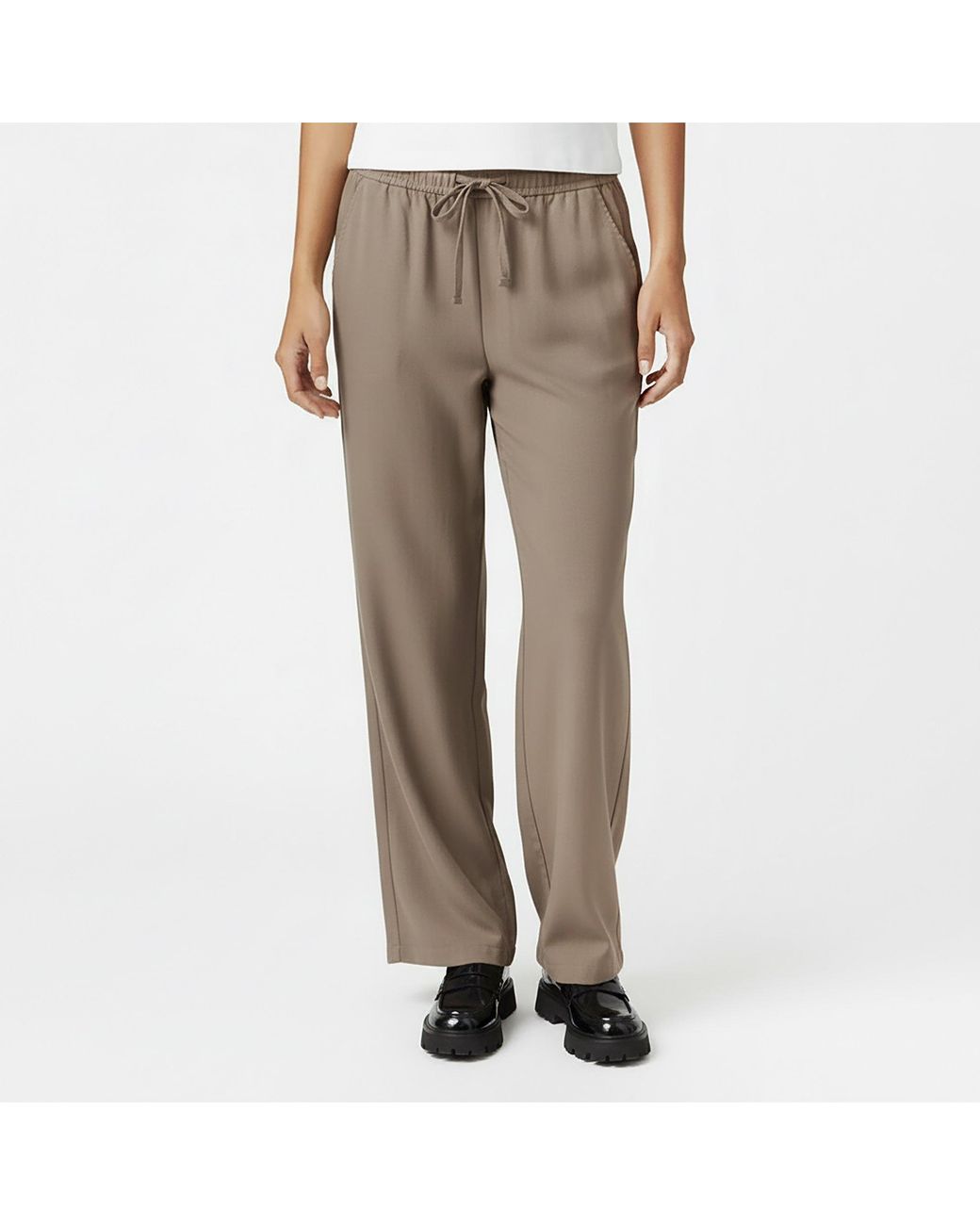 Jack Wills Brown Pinstripe Tailored Trousers
